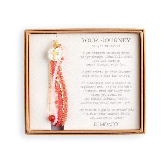 Your Journey Prayer Bracelet - Blush Pink