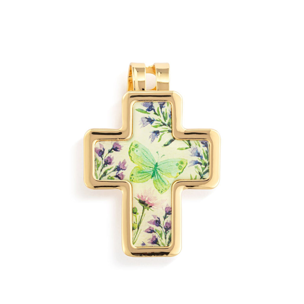 Artful Cross Visor Clip - Always In My Heart