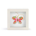 Living Boldly Pink Multi Butterfly Shadow Box