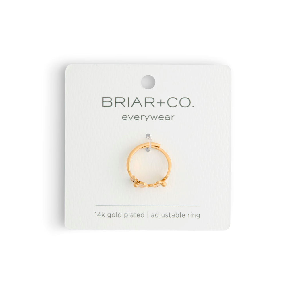 Gold Double Daisy Ring