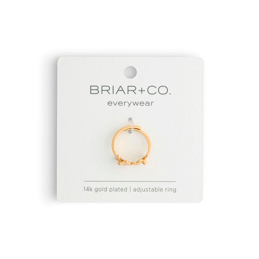 Gold Double Daisy Ring