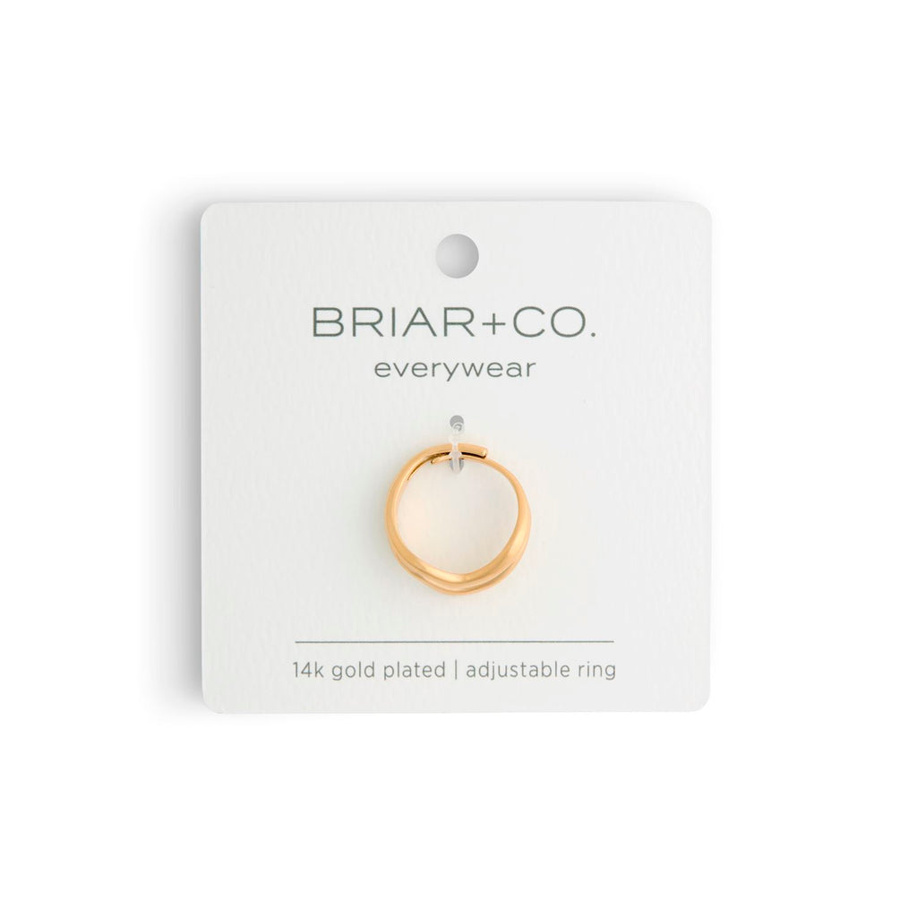 Gold Wave Ring