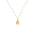 Gold Hand and Heart Necklace