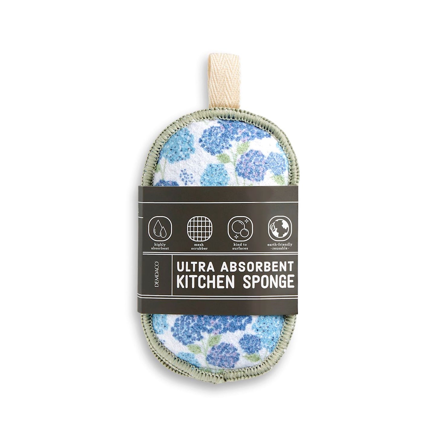 Hydrangea Absorbent Sponge Set