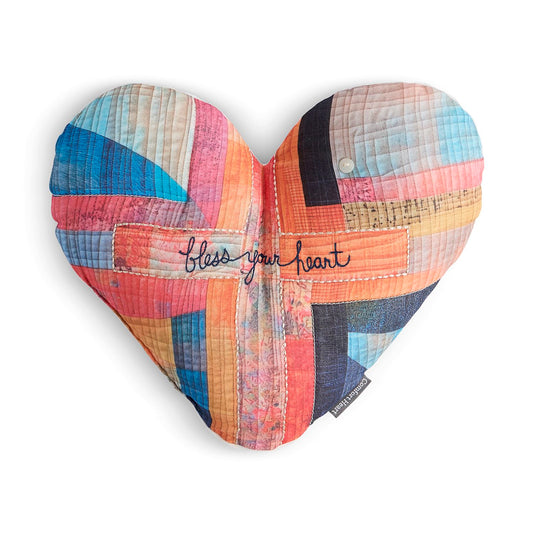 Bless Your Heart Weighted Quilt Pocket Pillow