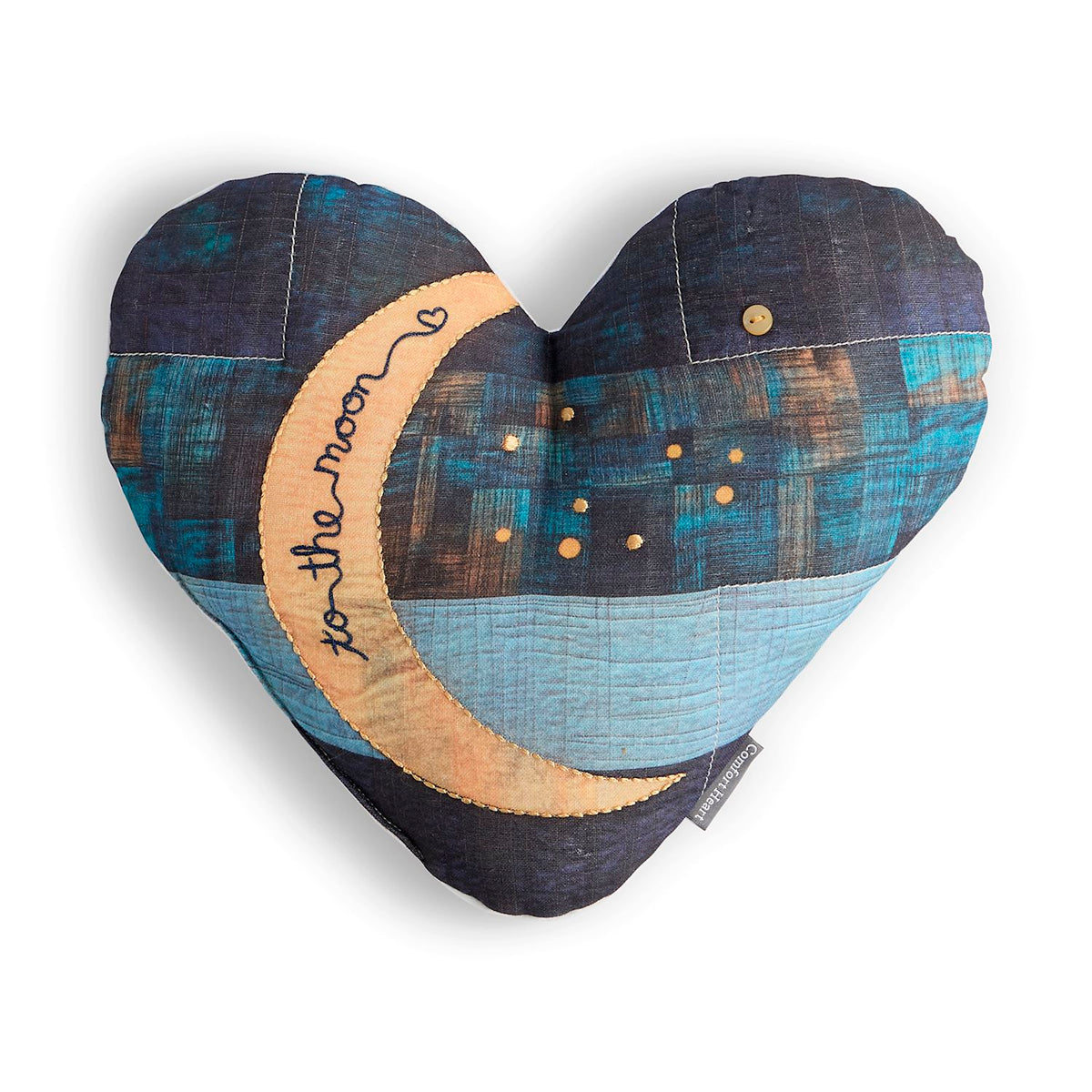 To The Moon Weighted Quilt Pocket Pillow