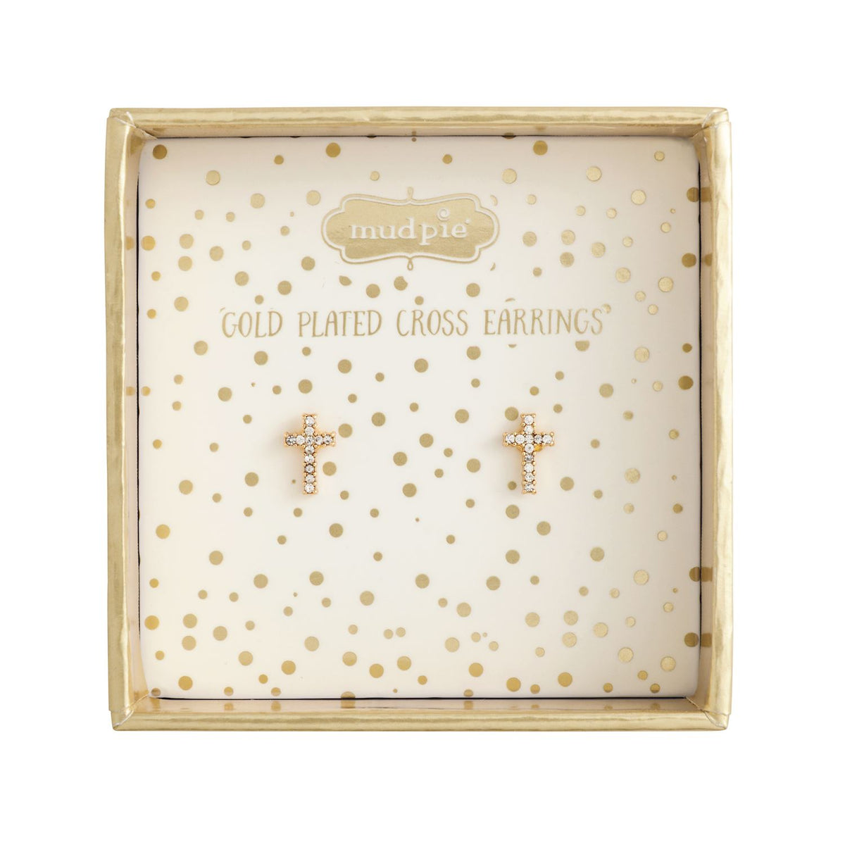Petite Cross Stud Earrings
