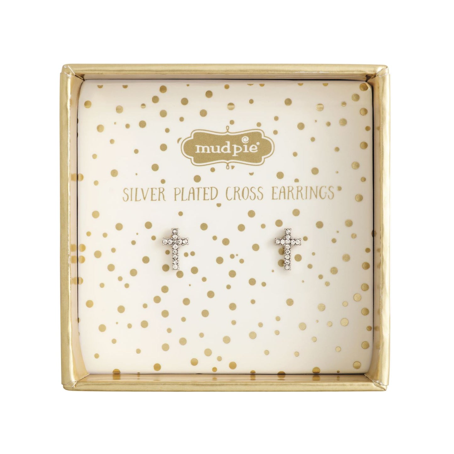 Petite Cross Stud Earrings