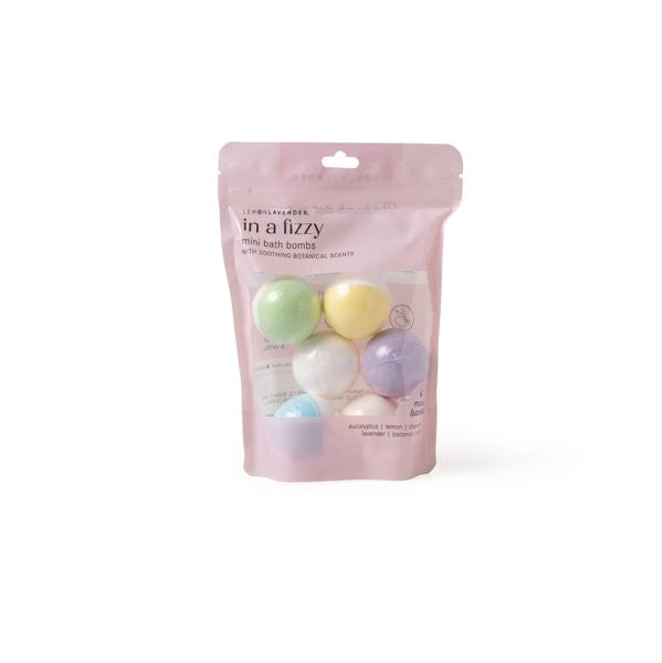 Lemon Lavender Mini Bath Bomb Pack