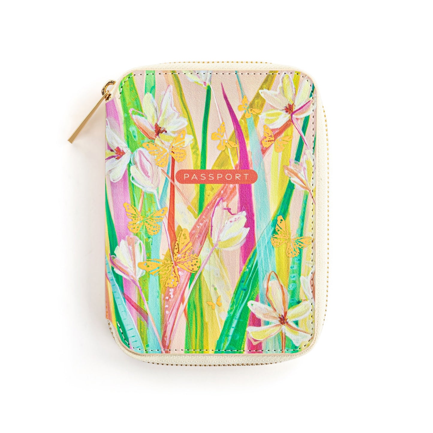 Floral Passport RFID Wallet