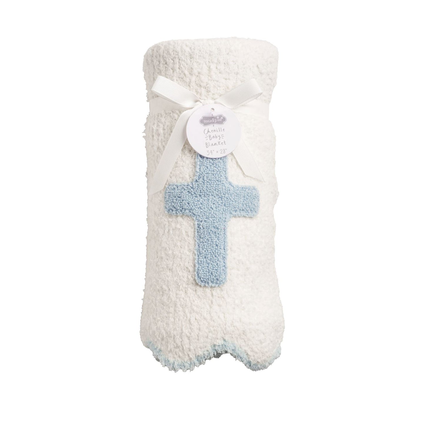 Cross Chenille Baby Blankets