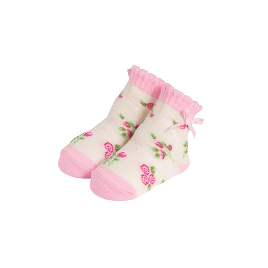 Rose Heart Socks