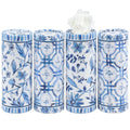 Blue Florals Tissue Box Set