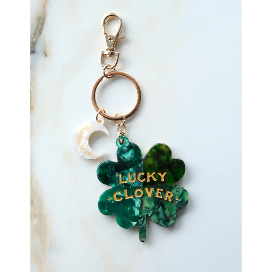 Lucky Bag Charm | Four Leaf Clover