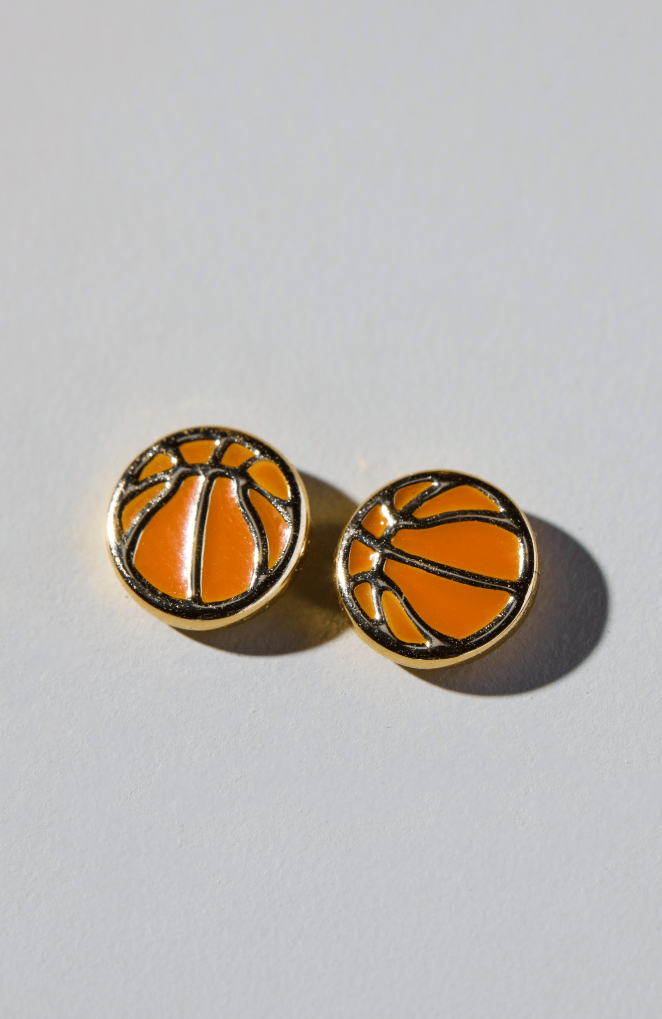 Basketball Stud Earrings
