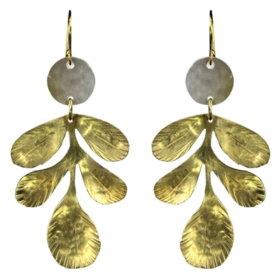 Beldi Leaf Earrings