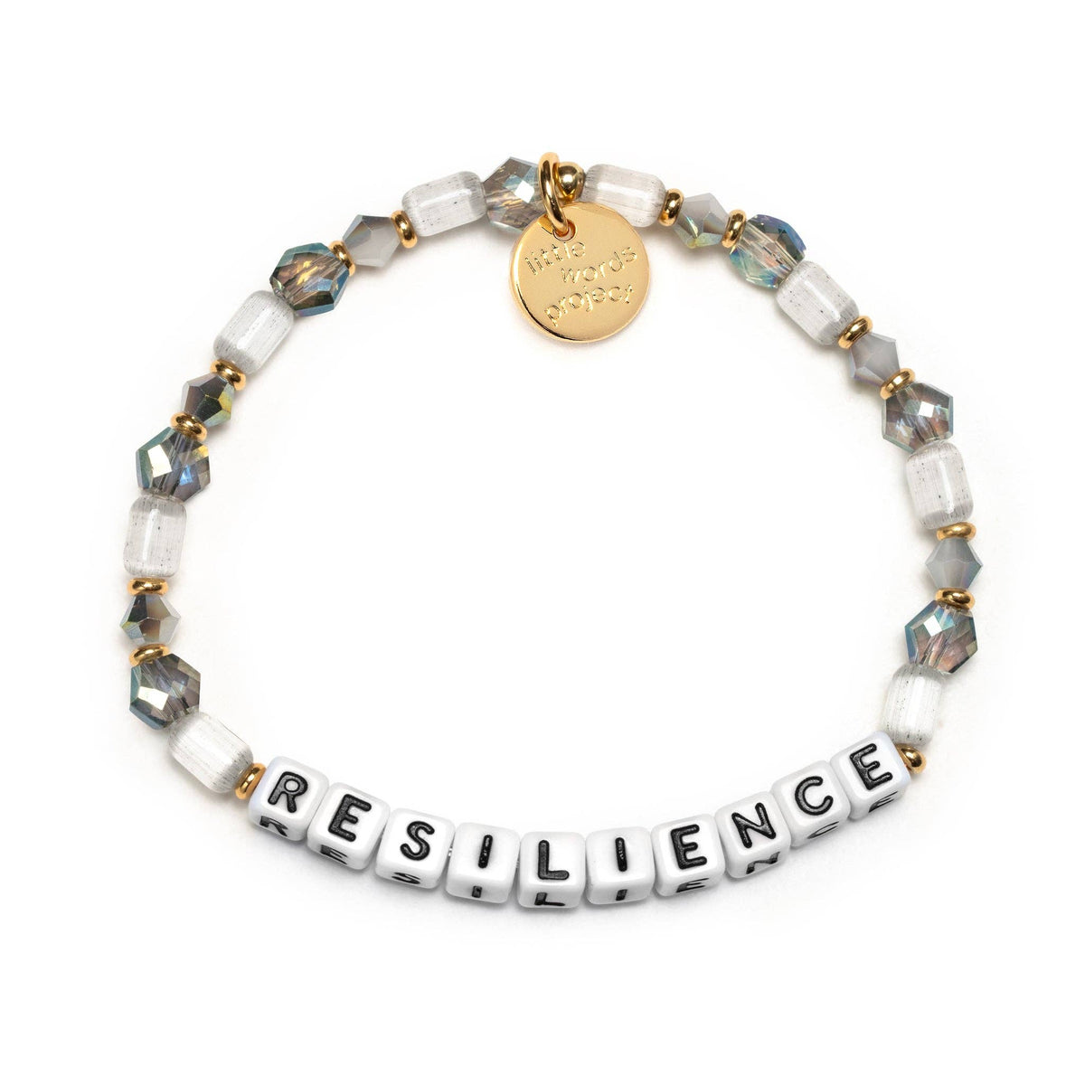 Little Words Project Bracelet - "Resilience" Forest Frost