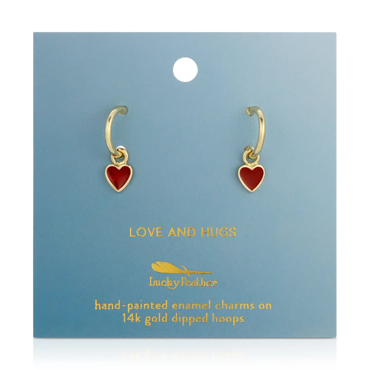 Hoops with Drop - Heart