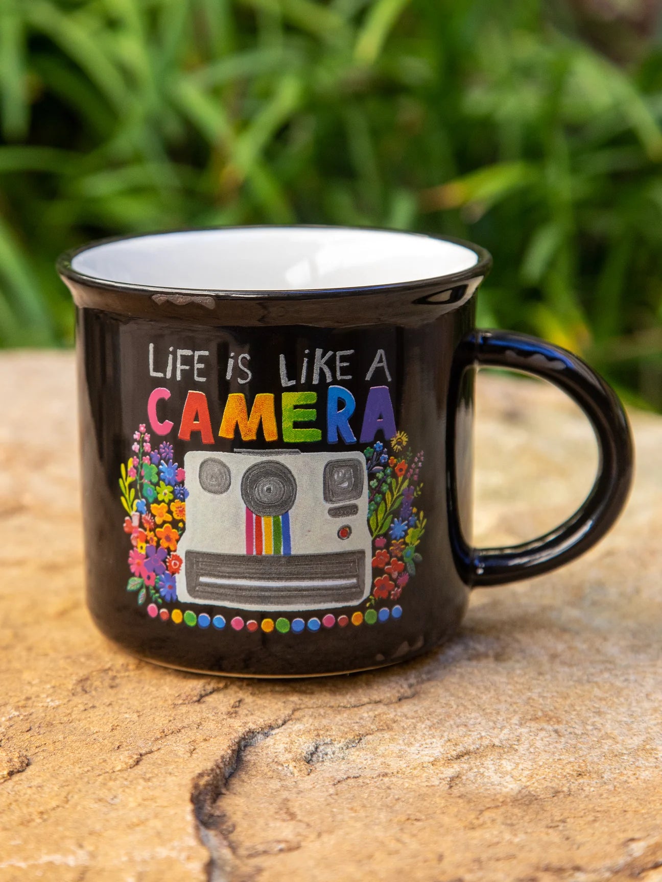 Camp Coffee Mug - Life Is Like A Camera