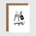 Congrats! Champagne Card