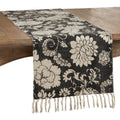 Black Floral Runner