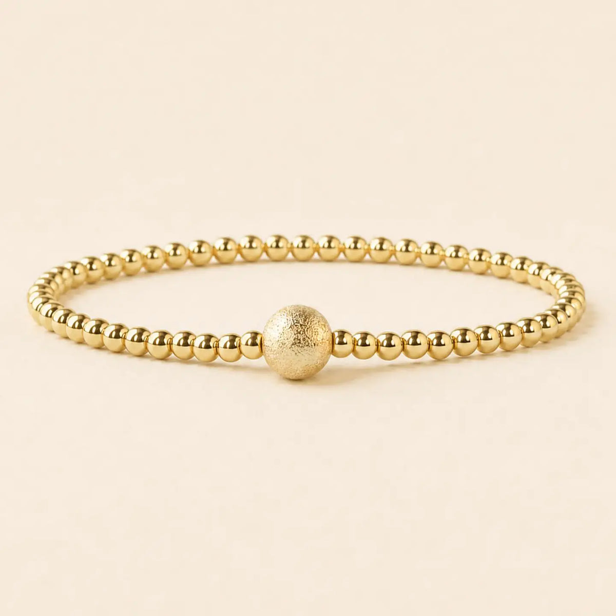 Tarnish Resistant Mixed Metal Beaded Layering Bracelets