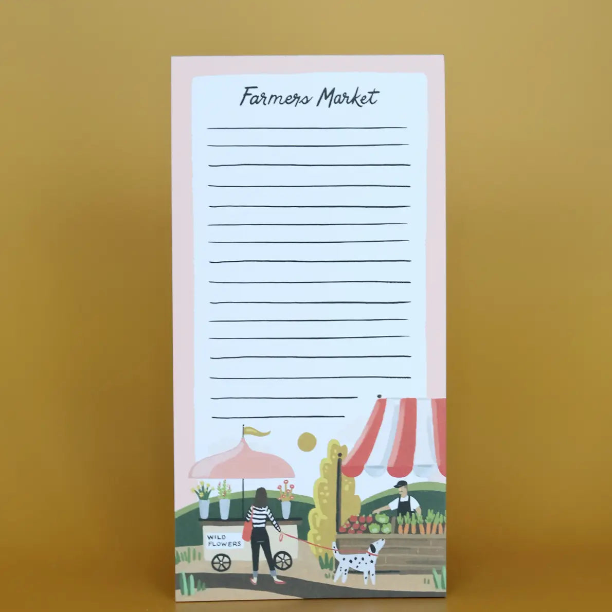 Magnetic Market List Notepad | Farmers Market