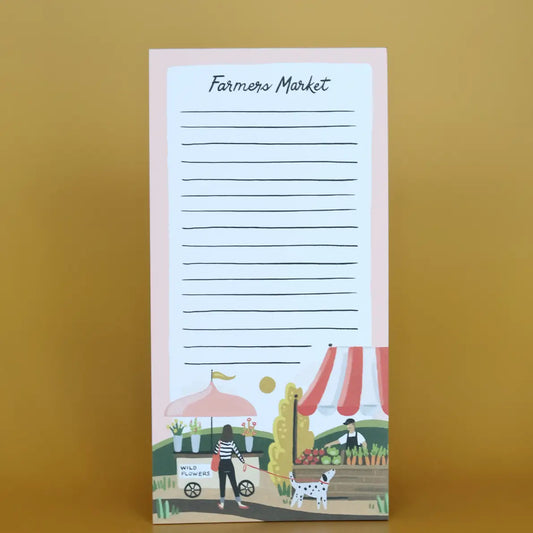 Magnetic Market List Notepad | Farmers Market