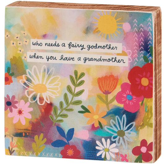 Fairy Godmother Block Sign