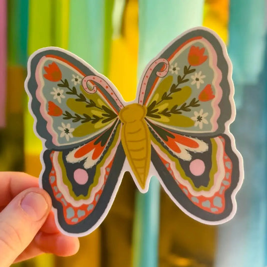 Spring Butterfly Sticker