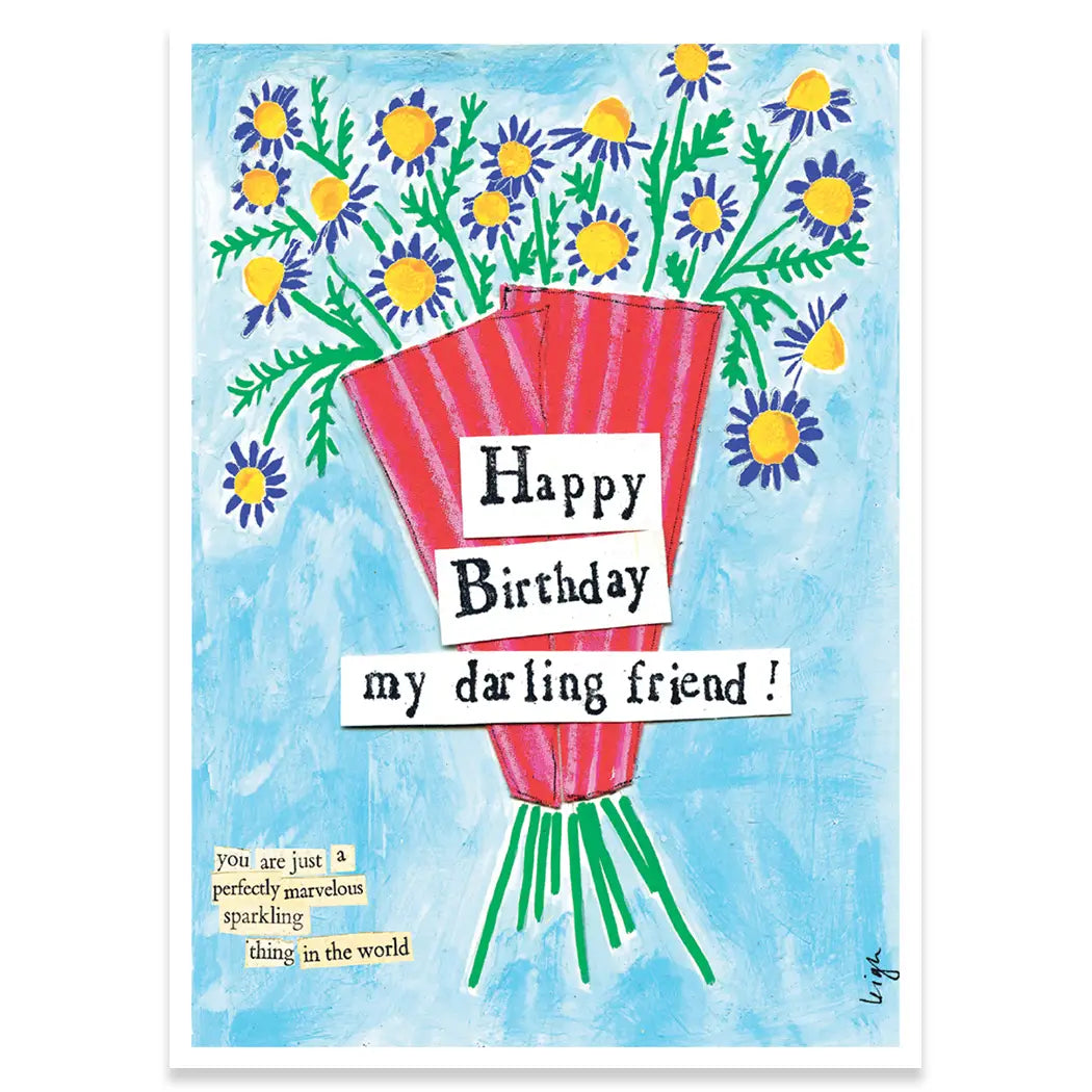 Darling Friend Birthday Card
