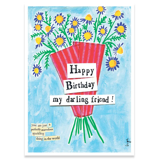 Darling Friend Birthday Card