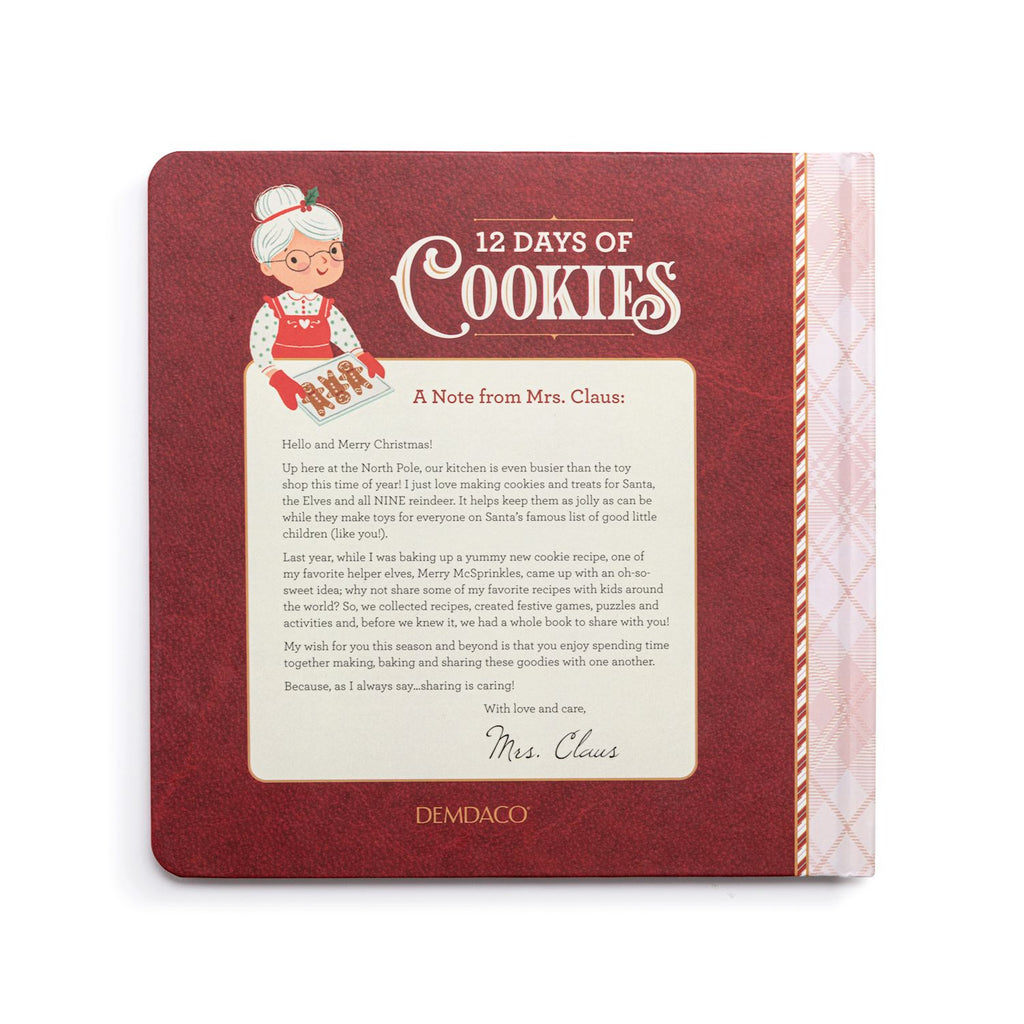 Mrs. Claus 12 Days Of Cookies Countdown Recipe Book