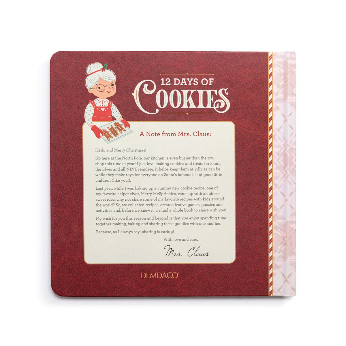 Mrs. Claus 12 Days Of Cookies Countdown Recipe Book
