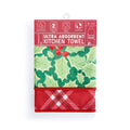 Green Holly Reversible Absorbent Towel