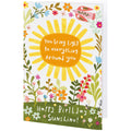 Happy Birthday Sunshine Greeting Card