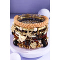 Rustic Romance Beaded Bracelet Set