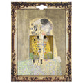The Kiss Print Silver Bar Fine Art Earrings