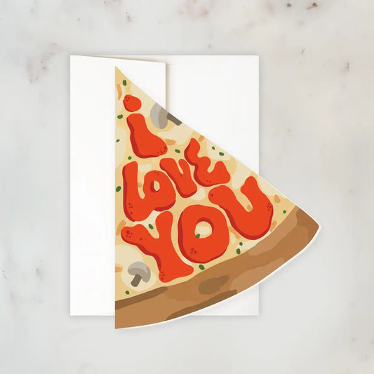 Pizza Love Greeting Card