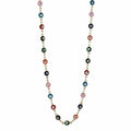 Multicolor Tiny Eye Bead Necklace