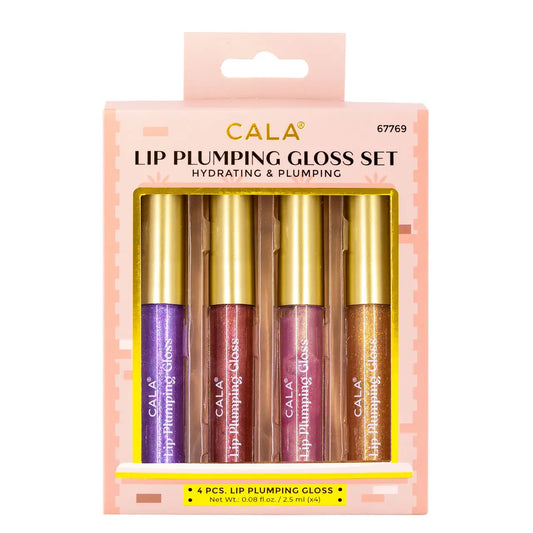 Plumping and Hydrating Lip Gloss 4 Piece Set