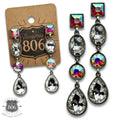 Western Rhinestone Drop Earrings