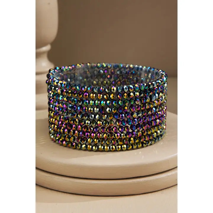10 Piece Beaded Stackable Boho Bracelet
