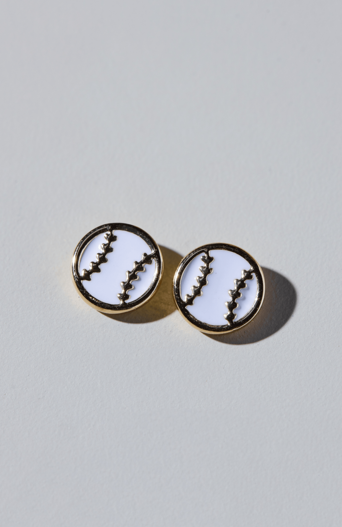 Baseball Stud Earrings
