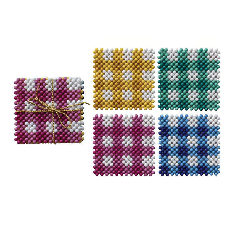 Acrylic Bead Coaster Set