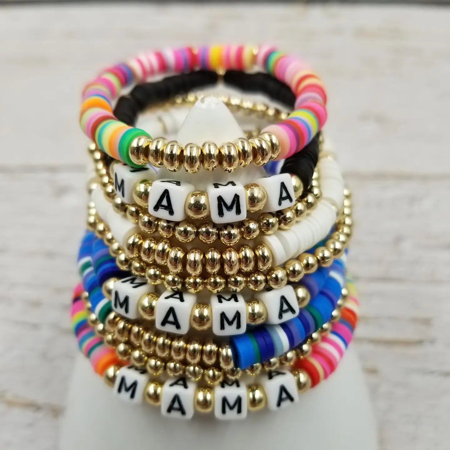 Mama Heishi Bracelet Set