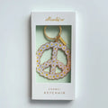 Peace Daisy Keychain