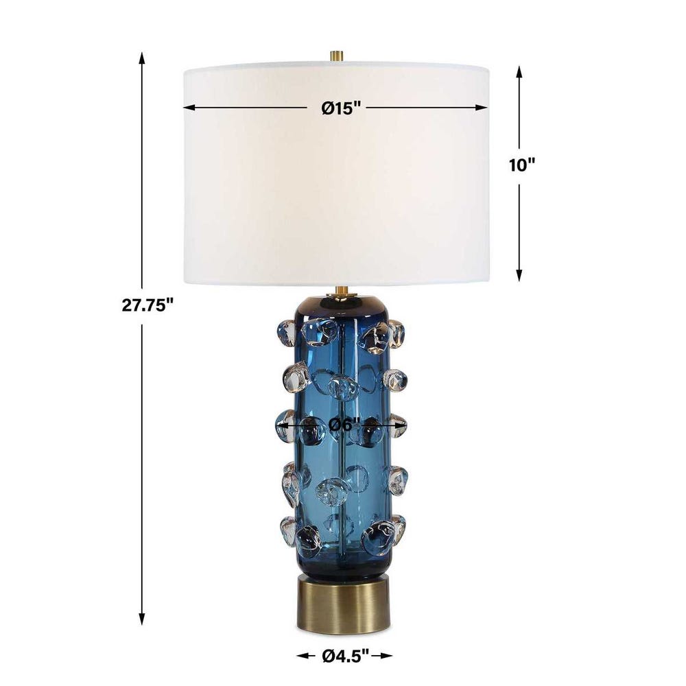 Aura Table Lamp, Blue