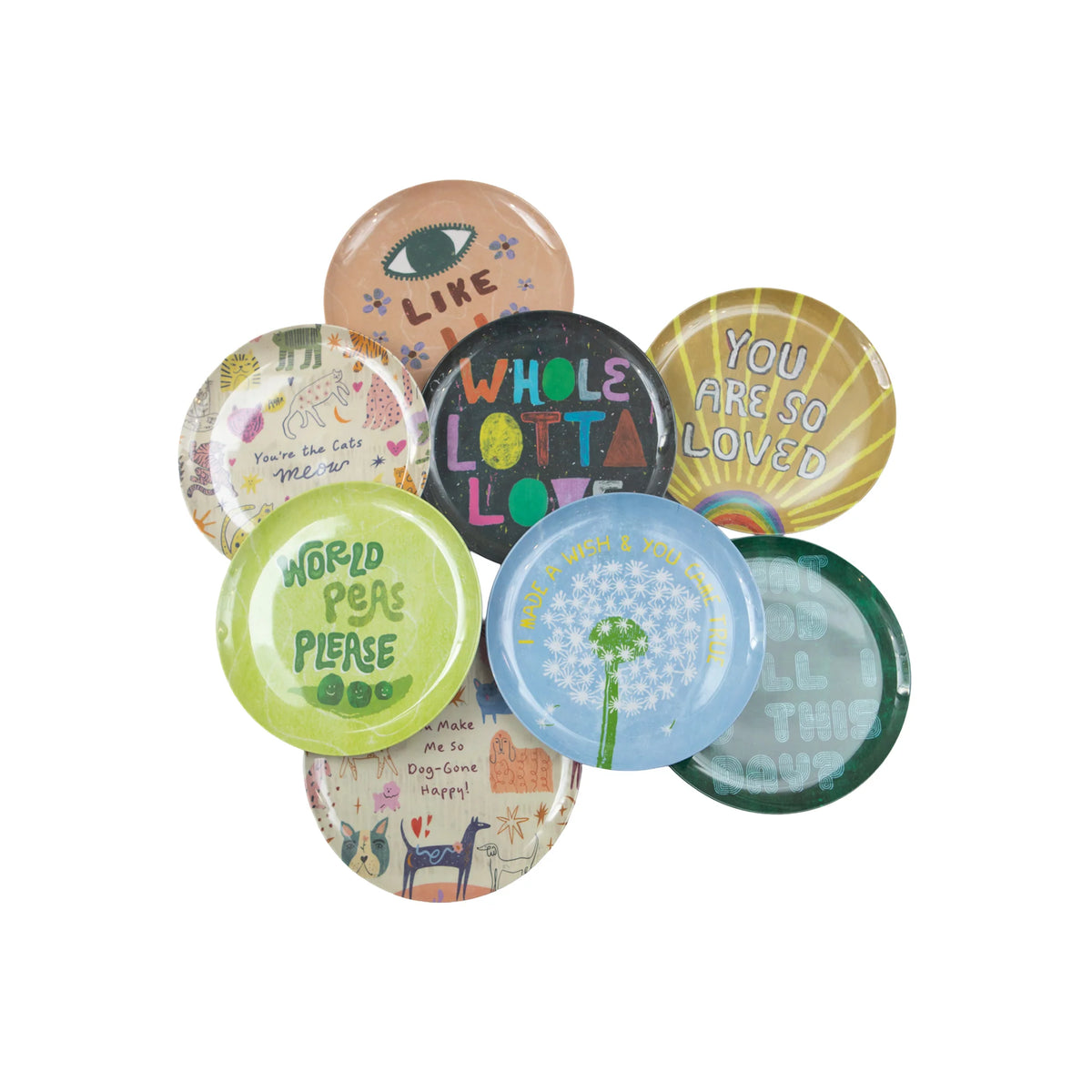 Whole Lotta Love Melamine Plate Collection