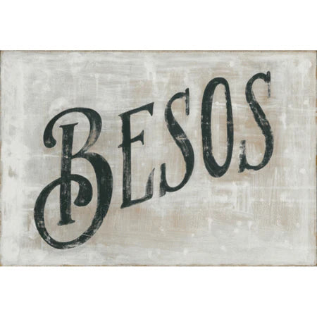 Besos Art Print